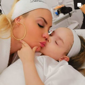 Chanel Nicole Marrow with her mother Coco Austin